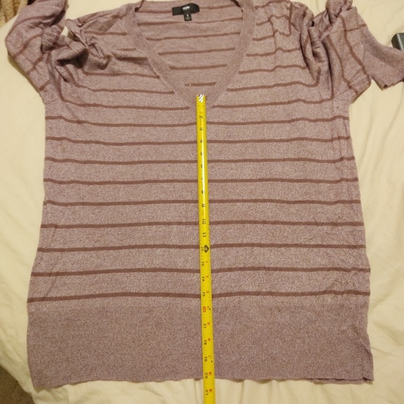 Mossimo Striped V-neck Sweater - Picture 3 of 5